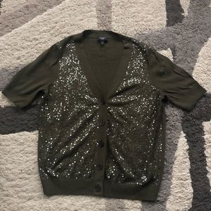 Talbots sequin cardigan